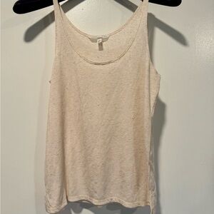 Victoria's Secret Cream Scoop Neck Tank Top
